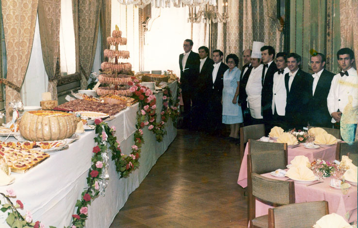 Equipo de El Faro en el Casino Gaditano - Restaurante El Faro de Cádiz