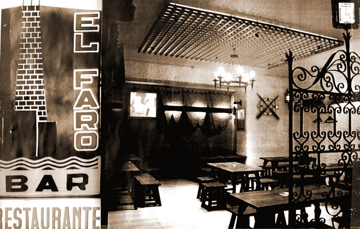 Los primeros salones  - Restaurante El Faro de Cádiz